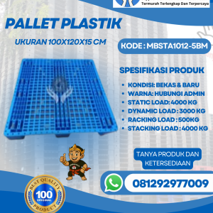 Pallet-Plastik-Baru-Bekas-100x120x15-MBSTA1012-5BM