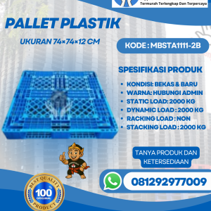 Pallet-Plastik-Baru-Bekas-110x110x12-MBSTA1111-2B