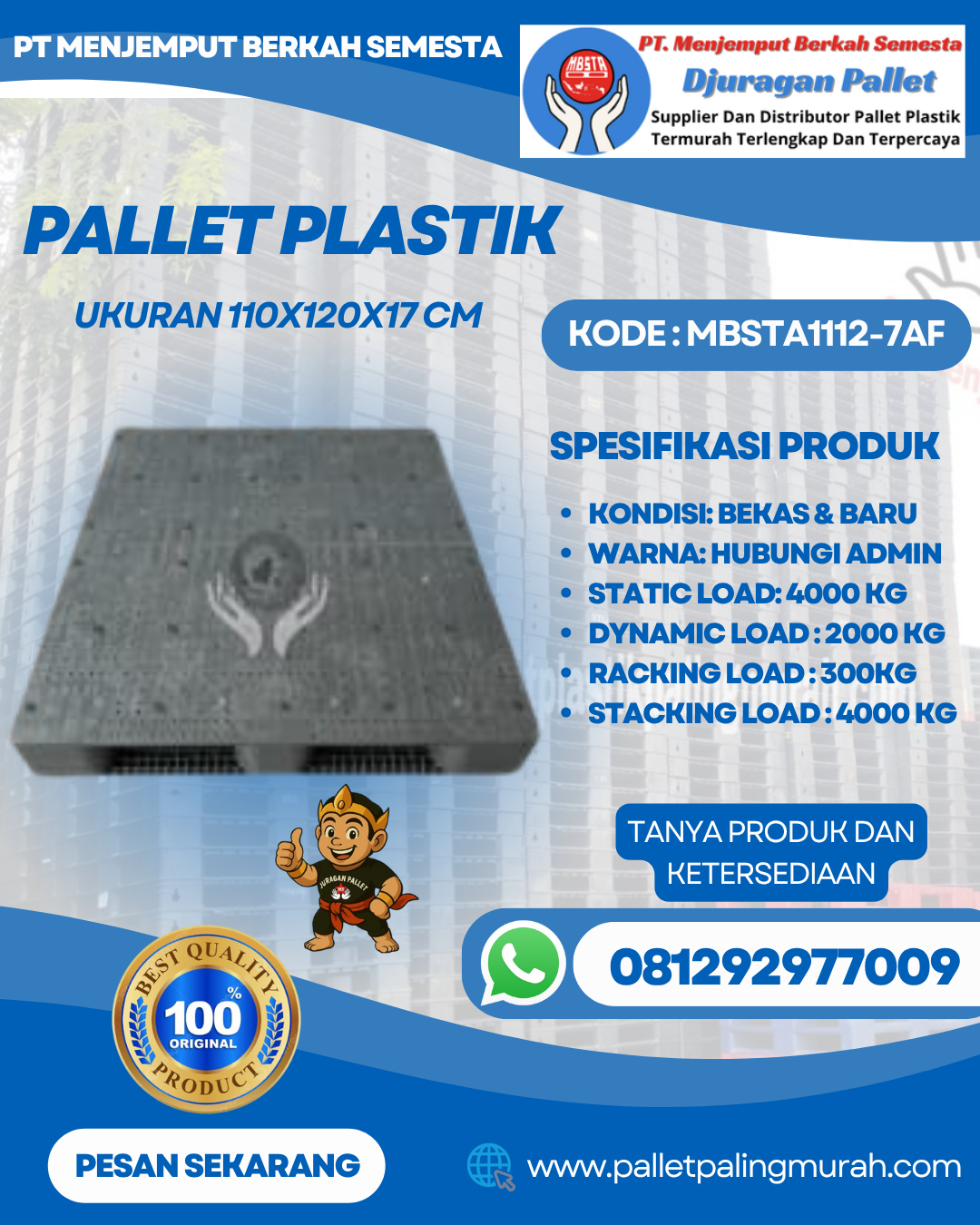 Pallet-Plastik-Baru-Bekas-110x120x17-MBSTA1112-7AF