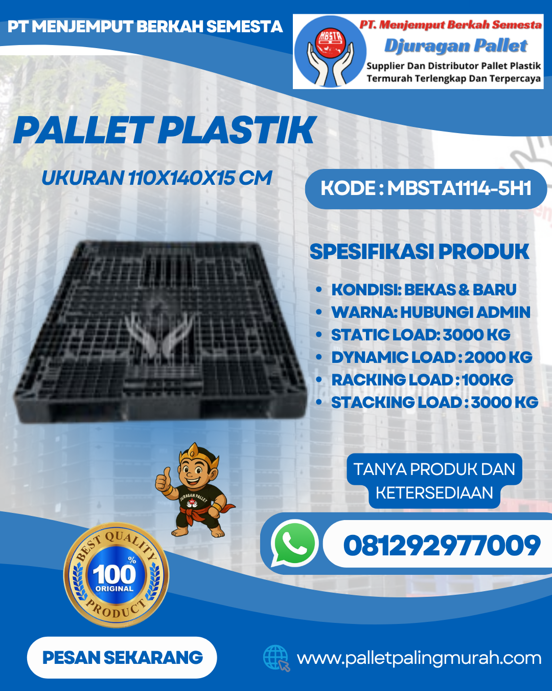Pallet-Plastik-Baru-Bekas-110x140x15-MBSTA1114-5H1