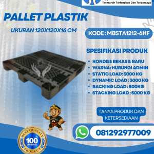 Pallet-Plastik-Baru-Bekas-120x120x16-MBSTA1212-6HF