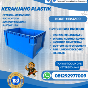 Keranjang Plastik (12) Baru & Bekas MB64300